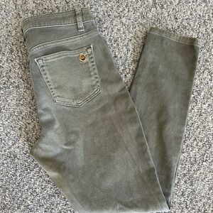 Michael Kors Izzy Skinny Women's Olive Jeans